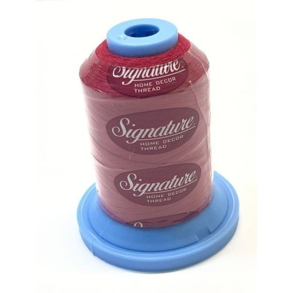 Office | Signature Cotton 4wt 700yd Mars Red Home Decor Thread Quilting ...